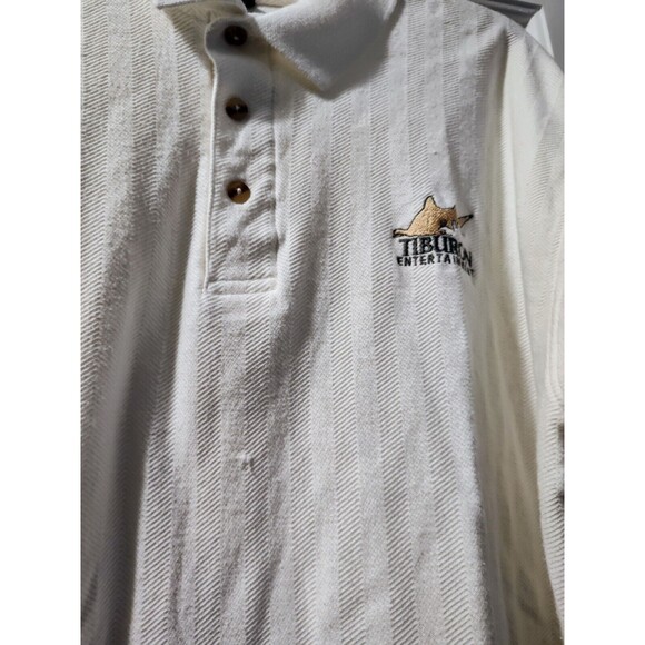 Cumberland Bay Tiburon Entertainment Vintage Electronic Arts Mens Polo Large EA - Picture 4 of 10